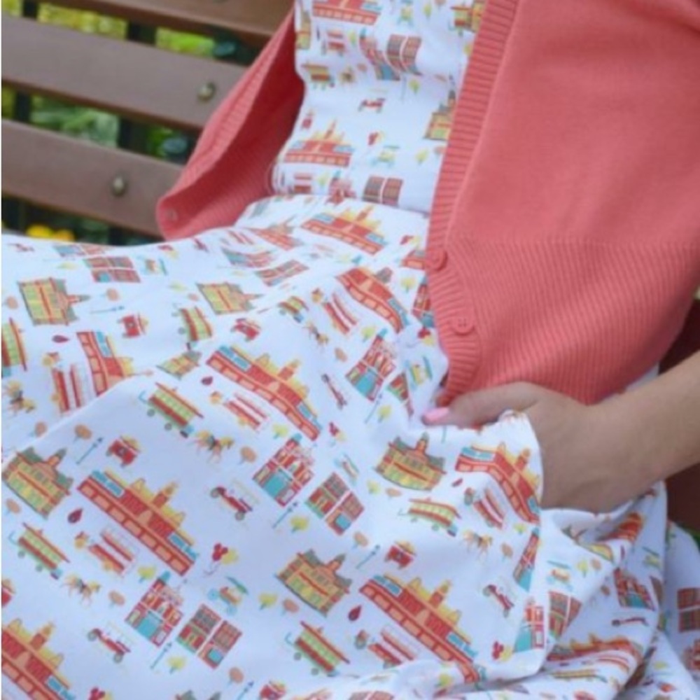 HTF Retired Disney Dress Shop Main Street Dress - Picture 2 of 15
